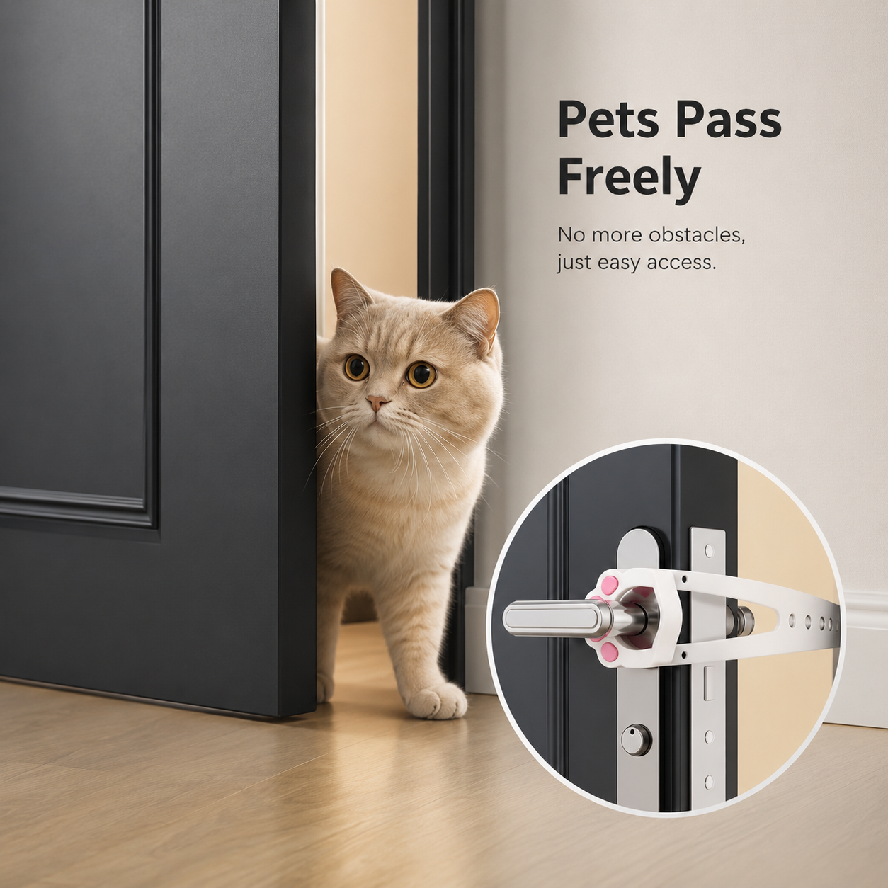 Roamly Pet Door — No-Drill Flap