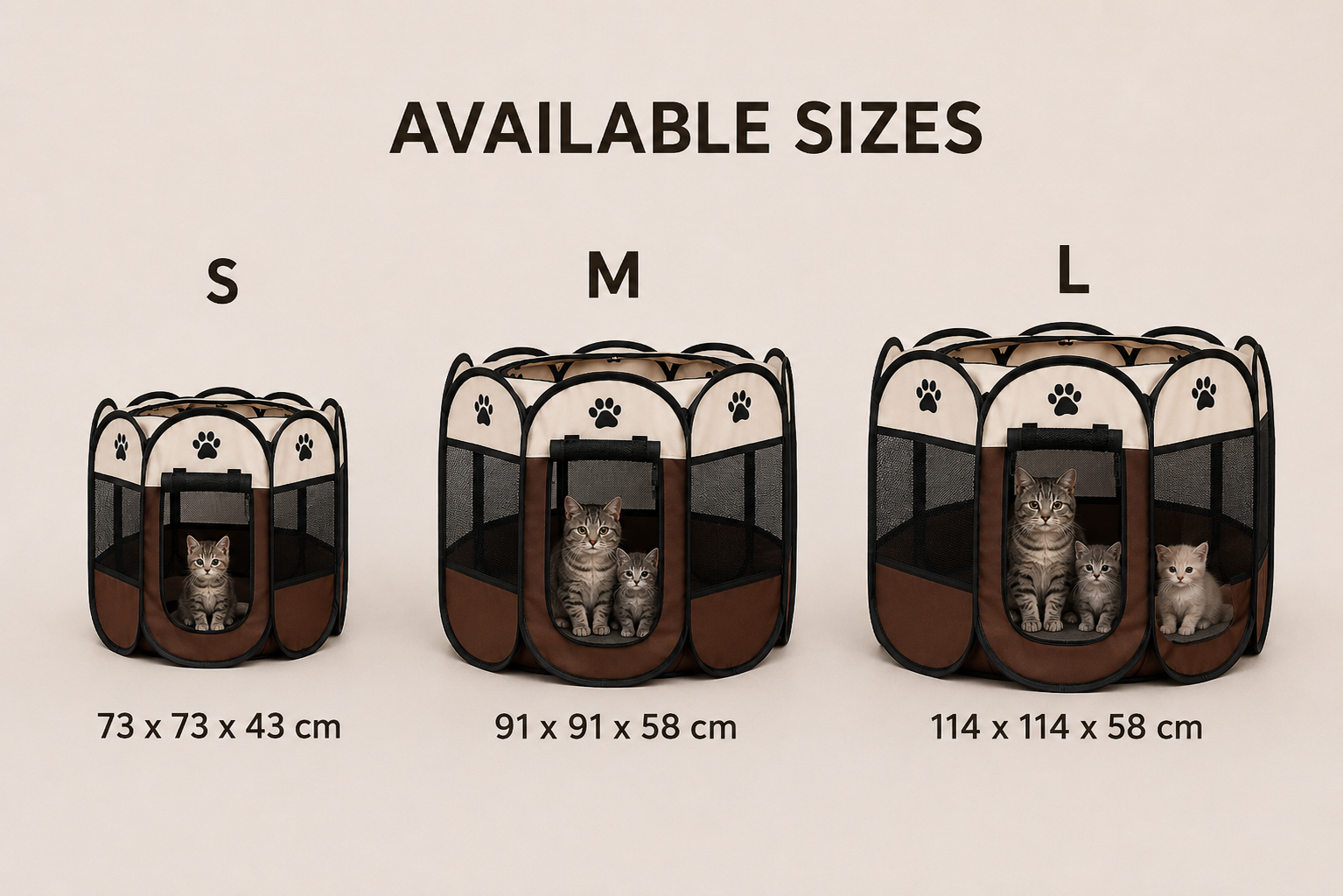 Roamly Play Pen — Foldable Pet Enclosure
