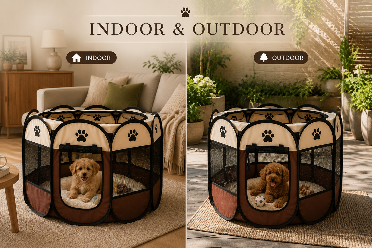 Roamly Play Pen — Foldable Pet Enclosure