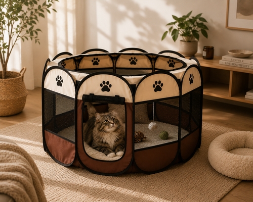 Roamly Play Pen — Foldable Pet Enclosure